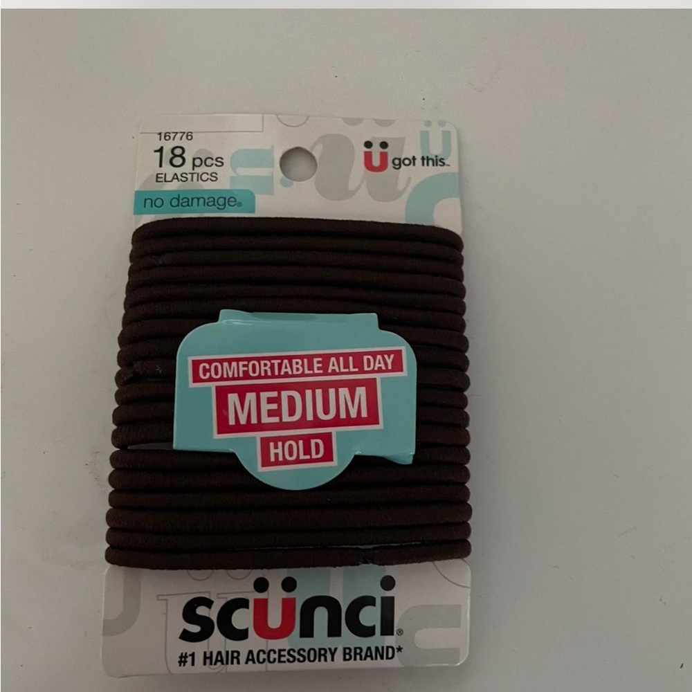 Brown brand new hair ties